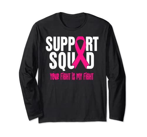 Breast Cancer Warrior Support Squad Breast Cancer Awareness Manga Larga