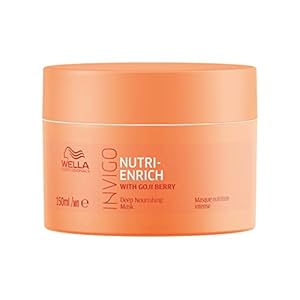 Wella Professionals Invigo Nutri-Enrich Hair Mask | 150 ml | Nourishing, Hydrating Hair Treatment for Dry & Damaged Hair | With Goji Berry Nutrients