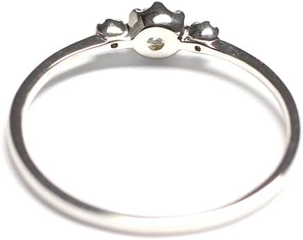 Amazon | K10WG ダイヤモンドツイン0.11ct リング 日本サイズ16号