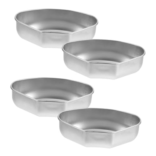 healvian 4個 ステンレス製扇形蒸しトレイ 多機能調理鍋用蒸し皿 自然味保持 耐傷性 クリーン簡単 電気炊飯器対応