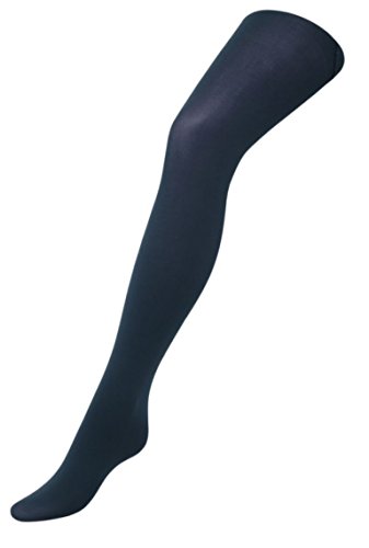  Omsa Collant calza Velour 40 den microfibra (BLU, 4-L)