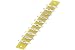 Produktbild TRU Components Loetleiste einreihig Polzahl Gesamt 10 Epoxyd (L x B x H) 120 x 12 x 1.6mm 1St.