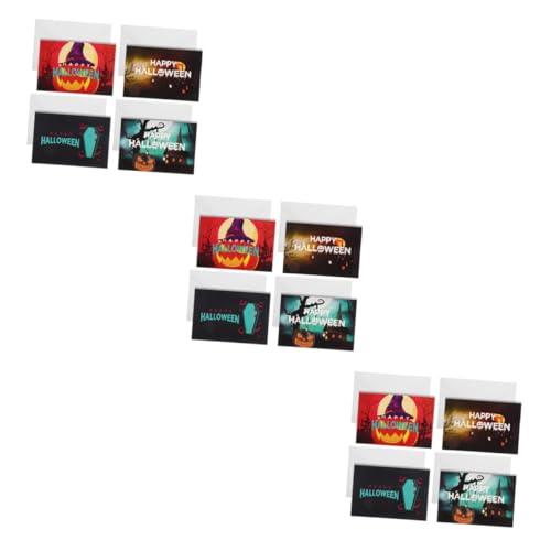 Cartes d'invitation halloween party TOPBATHY dessin animé 36pcs