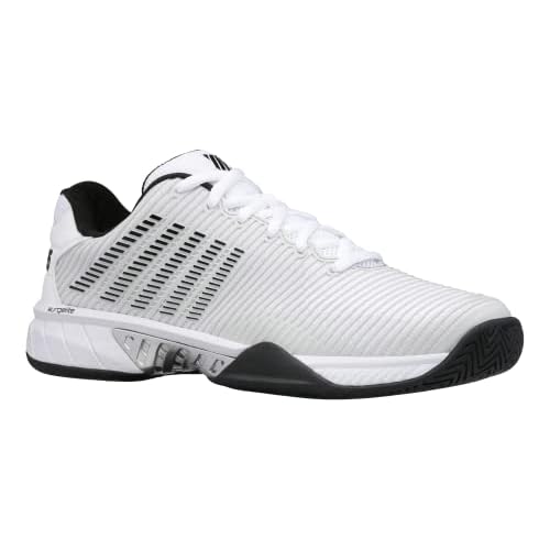 K-Swiss Men's Hypercourt Express 2 Tennis Shoe 12 Barely Blue/White/Black