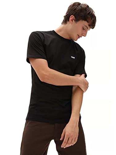 Vans Vans Men's Short Sleeve T-Shirt, (Left Chest Logo) Black, Size Small