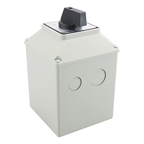 Baomain Universal Rotary Changeover Cam Switch Szw26-63/D303.3D 660V 63A 3 Position 3 Phase With Master Switch Exterior Box Lw28-63/4 #TOP2