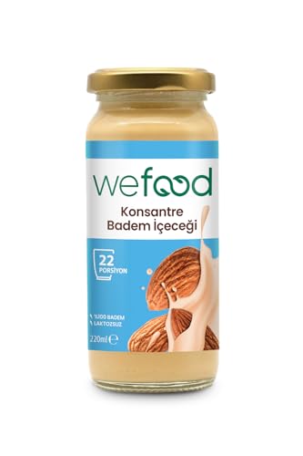Badem Sütü Konsantresi (Şekersiz, %100 Badem) 220 g