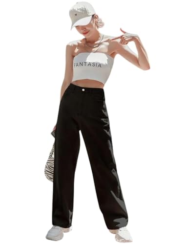 Image of KOTTY Mid Rise Regular Fit Jeans - Tailored Straight Leg Look for Women