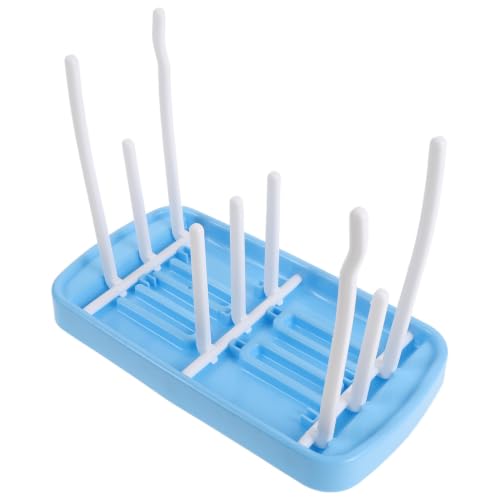 MOLUCKFU Escurre Biberones Plegable de PP Estructura Elevada para Cocina, Capacidad Alta y Diseño Práctico Adecuado para Casa y Viaje de Padres Nuevos