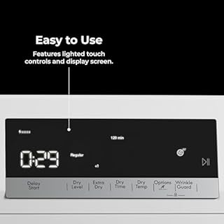 Kenmore 4.0 cu. ft. Ventless Compact Front Load Electric Dryer - with Guard to Reduce Wrinkles & Static - Smart Sensor Drying - LED - ENERGY STAR Certified - White