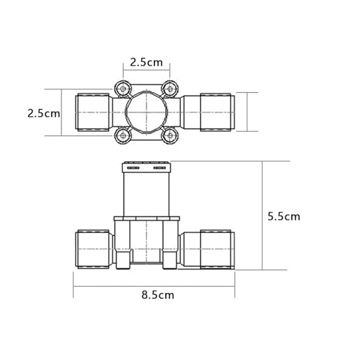 Válvula solenoide de 3/4" normalmente abierta con rosca macho de 24V 7