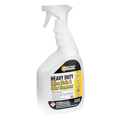Instant Power Heavy Duty Urine Stain and Odor Remover, Stain and Smell Remover, 32 Fl. Oz.
