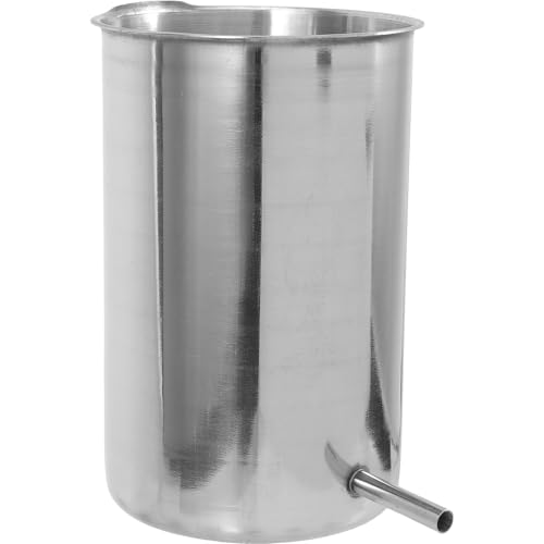 HOODANCOS Seau en Acier Inoxydable 304 1000 Ml Suspendu pour Irrigation Intestinale, Seau Métallique Portable Fiable et Nettoyage, Usage Domestique et Hygiène Personnelle