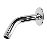 SHINEOFI Duscharm Mit Flansch Aus Edelstahl Für Duschwinkelarmmontage Wandmontage Mit Duschadapter Für Duschkopfarm Moderne...