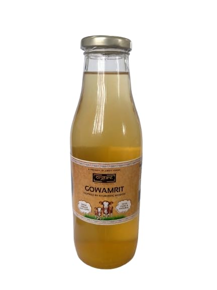 Indian Gir Cow Urine | देशी गौमाता की बछिया का गौ-मूत्र | Premium Glass Bottle | Pack of 500ML