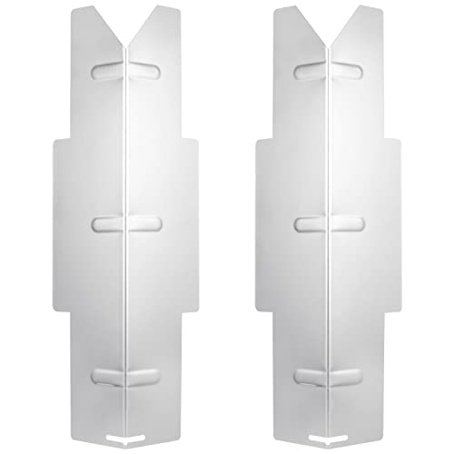 MOASKER Grill Heat Plates Replacement Parts for Dyna-Glo DGF350CSP, DGF350CSP-D, DGC350CNP-D, Stainless Steel Flavorizer Bar Heat Shield Tent for Dyna-Glo BBQ Grill Models (2 Pack)