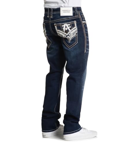 American Fighter Men's Denim Striker Hudson Jeans, Relaxed Fit, 34" Inseam3