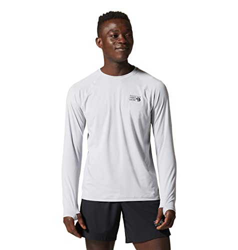 Mountain Hardwear Men's Crater Lake Long Sleeve Crew Shirt for Hiking, Camping, Outdoor Adventures, and Casual Wear
