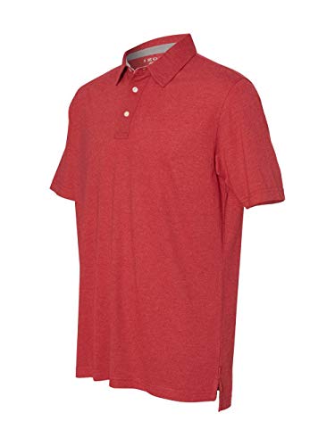 Polo IZOD Red Heather M 13Z0133 pour le bureau et le golf