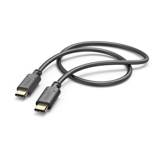 Hama Usb-C To Usb-C Quick Charging Cable Usb 2.0 1 Metre Black - Image 2
