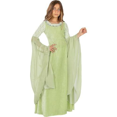 Funidelia | Disfraz de Arwen - El Señor de los Anillos para niña Lord of the Rings - Disfraz para niños y divertidos accesorios para Fiestas, Carnaval y Halloween - Talla 7-9 años - Blanco