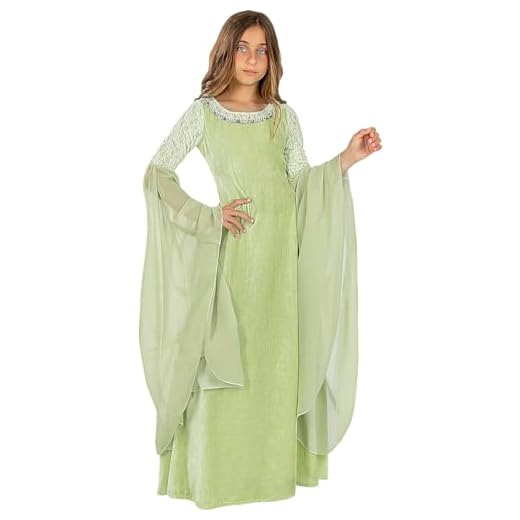 Funidelia | Disfraz de Arwen - El Señor de los Anillos para niña Lord of the Rings - Disfraz para niños y divertidos accesorios para Fiestas, Carnaval y Halloween - Talla 7-9 años - Blanco