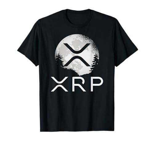 Ripple coin xrp ledger moon crypto-monnaie bull market t-shirt