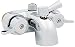 Heavy Duty 3 3/8" Centers Chrome Plated Diverter Clawfoot Tub Faucet R3100 exclusively by My PlumbingStuff