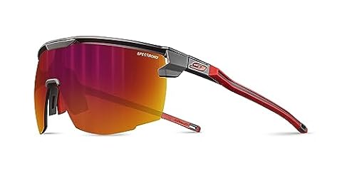 Julbo Okulary przeciwsłoneczne - ULTIMATE - Męskie - Czarne/Czerwone - Kategoria 3