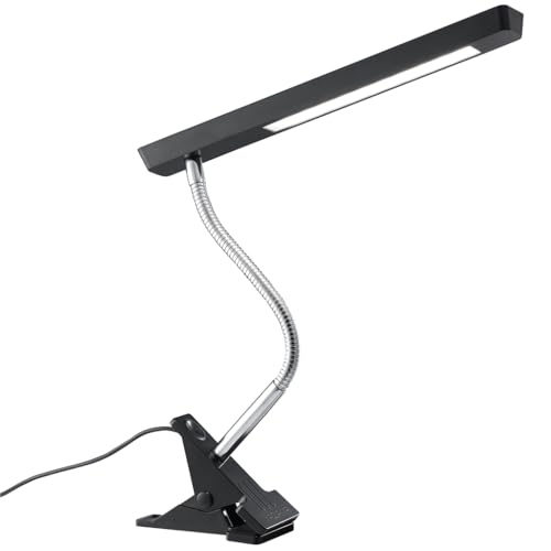 YAZAWA LED�t���L�V�u���N���b�v���C�g (�u���b�N) �ʔ��� �����F �f�X�N���C�g USB�d�� ���Ɠx 1200lux �t���L�V�u�� �A�[���p�x���� �y��