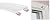 CRL White TrimQuick 2-1/4" Vinyl Window Casing - 12 ft Long