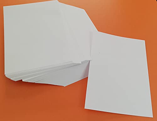 Papier adhésif A5 mat 80g autocollant imprimable jet d'encre laser étiquette 100 u