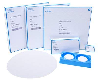 GE Healthcare 1825-025 Grade GF/F Filter Paper for TCLP Test Use, Circle, 25 mm Diameter (Pack of 100)