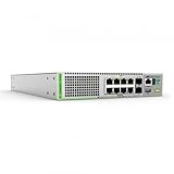 AT-GS980MX10HSM-50 Allied Telesis L3 Stack Switch 8X100M/1/2.5/5G Poe++ 2X SFP+ Ports EU Power