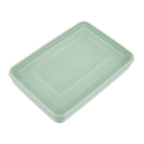 Alipis No Compartment Dumpling Box Lids Sealed Food Containers Plastic Storage Boxes for Freezer Fridge Organizer Snack Container Vegetable Preservation