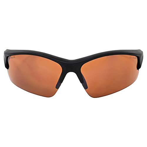 Epoch Eyewear Golf Sport Sunglasses 2 Pair Black w/High Clarity Green & Black w/Amber Lens2