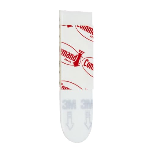 Command Poster-Strips Selbstklebend, 12 kleine Klebestreifen, Weiß - Poster, Fotos, Plakaten, Kalendern oder Bilder ohne Rahmen Aufhängen