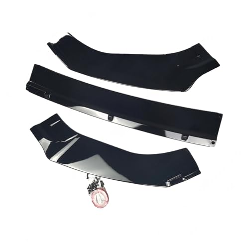 Lame de pare-chocs avant avec canards noir brillant Focus MK2.5 ST - 6