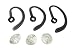 Plantronics Ear Buds, Spare Kit Earloops Buds for Plantronics WH500 CS540 W440 Savi W740 - Includes: 3 Earloop & 3 Eartips - Satisfaction Guarantee (Spare Kit 1 Pack)