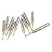 10pcs 1mm Carbide End Mill Bits with 1/8