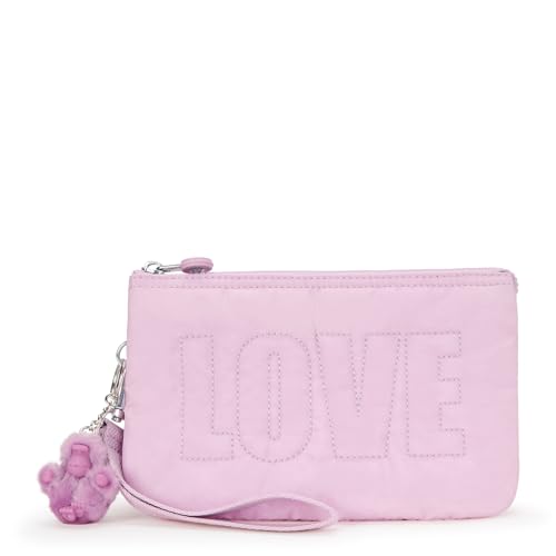 Kipling Creativity Extra Large Love Wristlet Love Puff Pink