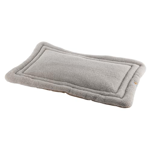 Carhartt Strapazierfähiges Canvas-Haustierbett, festes Hundebett, Ente, Carhartt Brown (Sherpa-Top-Napper Pad), Größe L