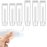 Design anti-fuite : la mini bouteille de voyage dispose d'une structure étanche avec un bouchon hermétique et un bec verseur. Son design rabattable garantit que vos affaires restent propres et sans désordre.