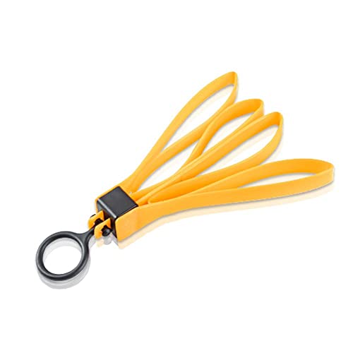 Plastic Cable Tie Handcuffs - Tactical Hiking Decorative Belt Disposable Strap (Yellow)