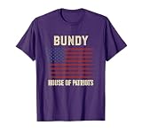 BUNDY Last Name Surname American Flag Family T-Shirt