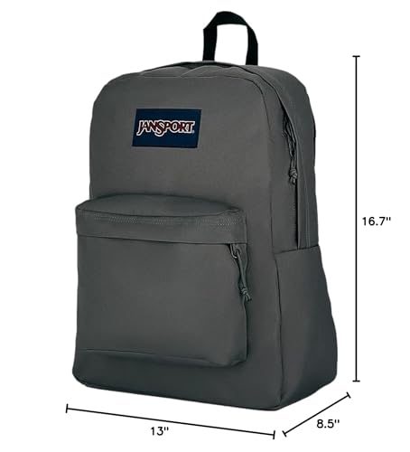 Image of JanSport Superbreak Backpack - Durable, Lightweight Premium Backpack, Graphite Grey