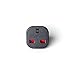 OREI GP-021 Continental UK 3-Pin To Schuko European 2-Pin Grounded Travel Adapter Plug - 3 Pack