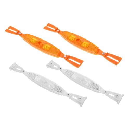 VICASKY 4pcs Reflective Bike Wheel Reflectors for Night Riding Safety Stylish and Versatile Bicycle Accessories for Mountain Bikes and Racks Easy to Install Reflectors for Enhanced