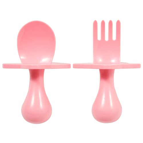 Nooli Baby Silverware Baby Fork Toddler Forks Toddler Utensils, Bpa Phthalates-Free, Dishwasher And Sterilizaer Safe, Pink #TOP1