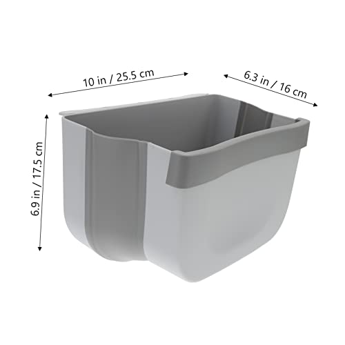 Caneca de basura colgante rectangular plegable miniatura 2